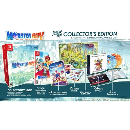 Monster Boy and the Cursed Kingdom Collector's Edition (PS4) Limited to 900 Copies Worldwide
