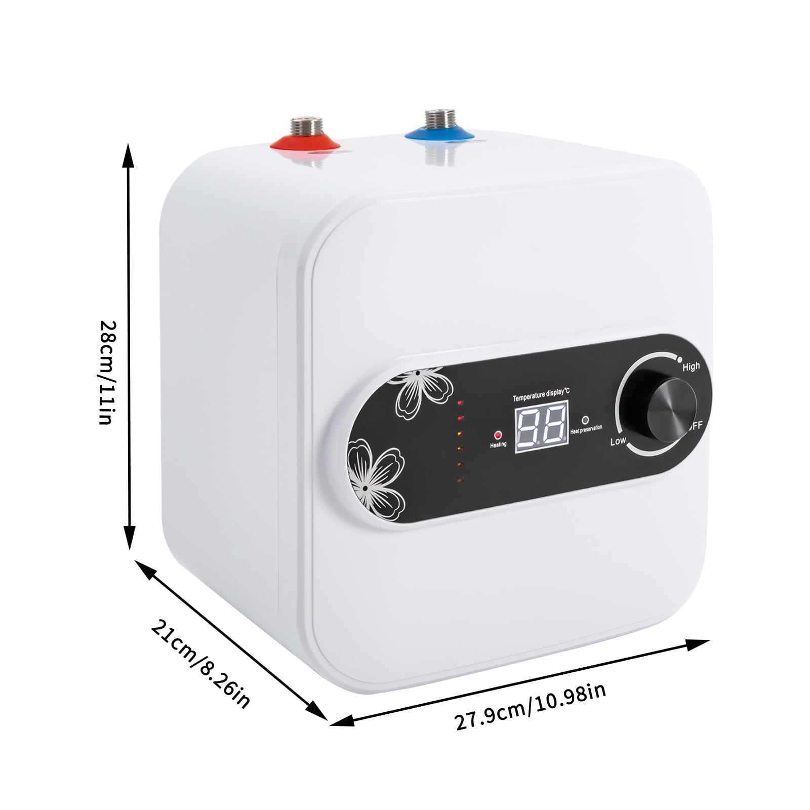 1.5KW Storage type Hot water heater For RV Trailer Bathroom Under Sink