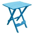 thumbnail image 2 of Adams QuikFold Rectangular Pool Blue Plastic Classic Adirondack Folding Side Table, 2 of 4