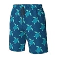 thumbnail image 5 of Naloa Cute Turtle Men's Beach Shorts, Surfing shorts, Swim trunks, Quick Dry Swim Trunks for Surfing Beach Fun - 3X-Large, 5 of 9