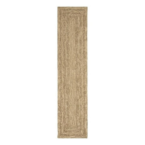 Nourison Home Natural Seagrass 12' Runner Natural   Area Rug