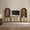Natural Oak, variant on SICOTAS 3Pcs Rattan Kitchen Pantry Storage Cabinet-84.2"H Tall Arched Pantry Cabinet Set of 2 with Adjustable Shelves, 51.6"W Sideboard with 3 Drawers for Living Room, Dining Room, Natural Oak