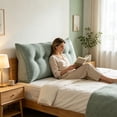 thumbnail image 4 of Headboard Pillow Triangular Bedside Cushion Bed Sofa Backrest Support Reading Pillow, Headboard Pillow for Sitting Up Reading or Working, 4 of 4