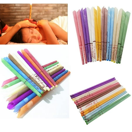 - 10Pcs Ear Cleaner Wax Removal Candles Treatment Care Healthy Hollow Candles 16 Styles