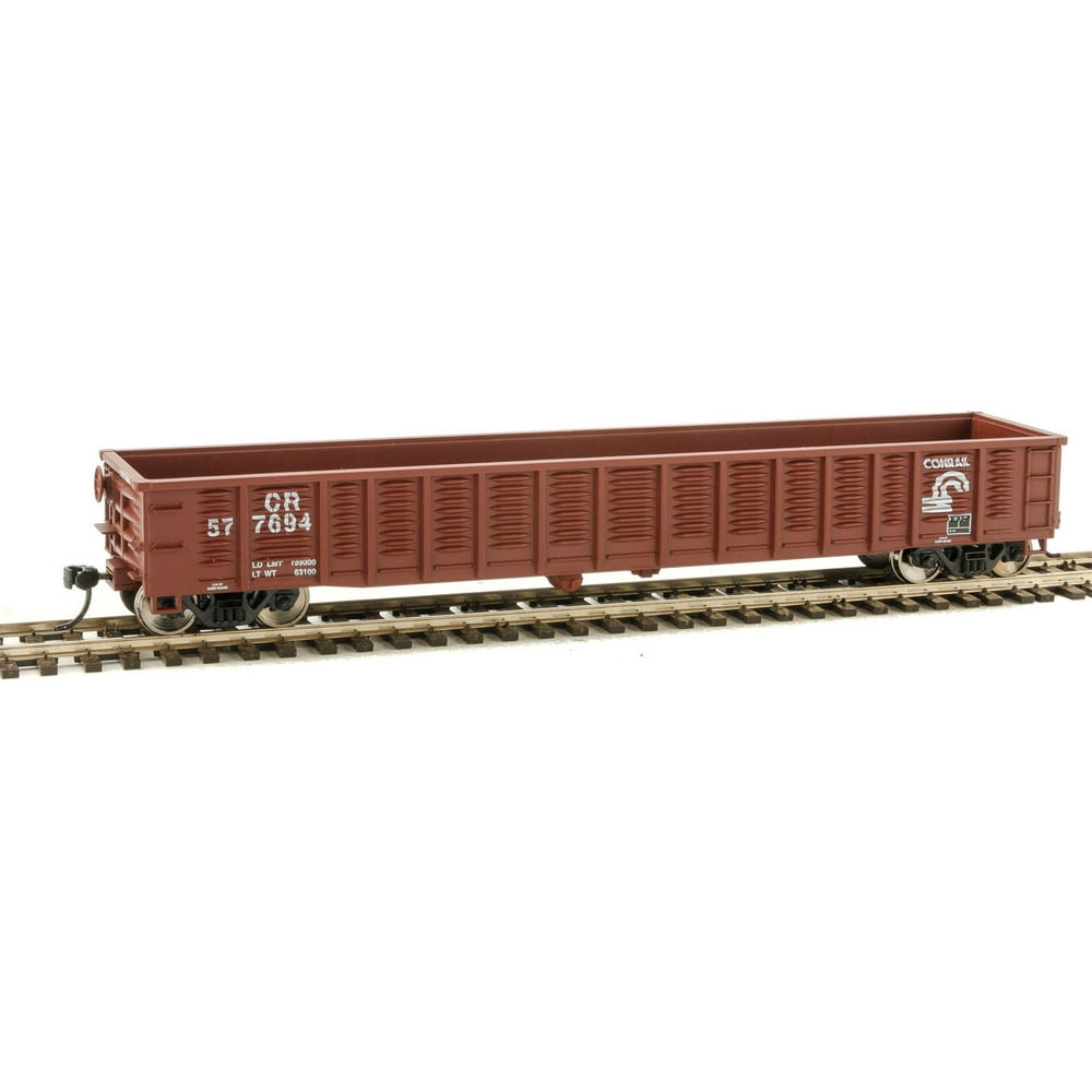 Walthers HO Scale 53' Corrugated-Side Gondola Conrail/CR (Boxcar Red ...