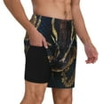 thumbnail image 2 of Balery Ball Phyton Snake Mens Swim Trunks Swim Shorts for Men Quick Dry Inseam Beach Shorts with Compression Liner Pocket-X-Large, 2 of 9