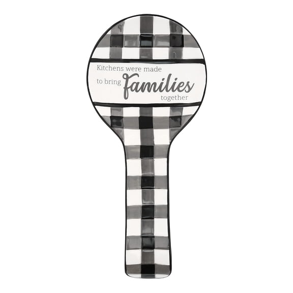 Pavilion Gift Company Spoon Rest, 8.75", Black
