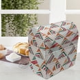 thumbnail image 3 of Tribal Stand Mixer Cover, Vibrant Triangle Watercolor Timeless Hand Drawn Doodle Pattern, Kitchen Appliance Organizer Bag Cover with Pockets, 5 Quarts, Orange Jade Green Pink, by Ambesonne, 3 of 4