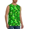 thumbnail image 2 of Kdxio St Patrick's Day2 for Men's Muscle T-shirt,Sleeveless for Workout Running Athletic Gym Lounge Casual, 2 of 7