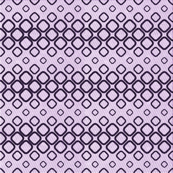 Ahgly Company Machine Washable Indoor Square Transitional Bright Grape Purple Area Rugs, 4' Square