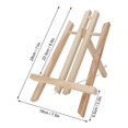 thumbnail image 2 of 3Pcs Mini Easel Pine Wood Screw Type Desktop Trapezoidal Painting Display Rack 30cm, 2 of 3