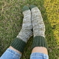 thumbnail image 6 of 3 Pack Mens Wool Crew Socks Heavy Thick Warm Winter Sock Vintage Knit Thermal Gifts, 6 of 7