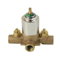 Kingston Brass KB656V Pressure Balanced Tub and Shower Valve, with Stops in Polished Nickel