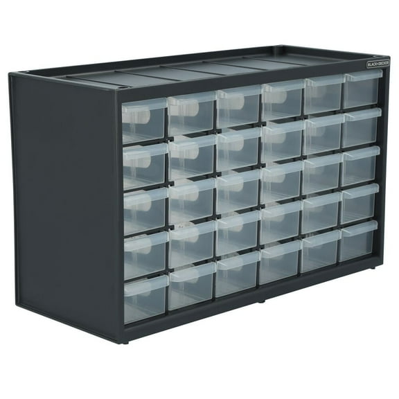 BLACK DECKER Small 30 Drawer Bin System (BDST40730BK)
