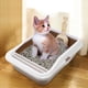 thumbnail image 5 of Caja de arena de gato de mascotas Anti-Splash Desodorante Cat Bandeja de inodoro con arena Scoop, 5 of 6