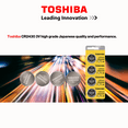 thumbnail image 3 of Toshiba CR2430 3 Volt Lithium Coin Battery (4 Batteries), 3 of 5