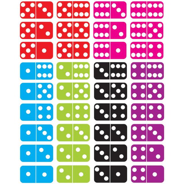 Aimants Maths Découpés Dominos - 2 Unité