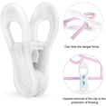 thumbnail image 3 of Plastic Hanger Clips, 24 Pack Hanger Clips- Strong Pinch Grip Finger Clips for Plastic Clothes Hangers, Multi-Purpose Hanger Clips, 3 of 7