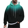 thumbnail image 2 of POROPL Mens Big And Tall Hoodies Fashion Long Sleeve Sweatshirt with Pockets Casual Print Pullover Tops, 2 of 7