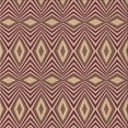 thumbnail image 1 of Ahgly Company Tapis d'Intérieur Lavables en Machine, Carrés Transitionnels Bruns Rouges, Carrés de 5', 1 of 7