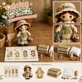 thumbnail image 2 of Gardjoe Patchwork DIY Doll Kits, Handmade Sewing Craft Set, Creative Garden Tea Party Fun, Cozy Fabric Art Gifts Supplies, Charming Fairy Collection for Beginners & Lovers, 2 of 8