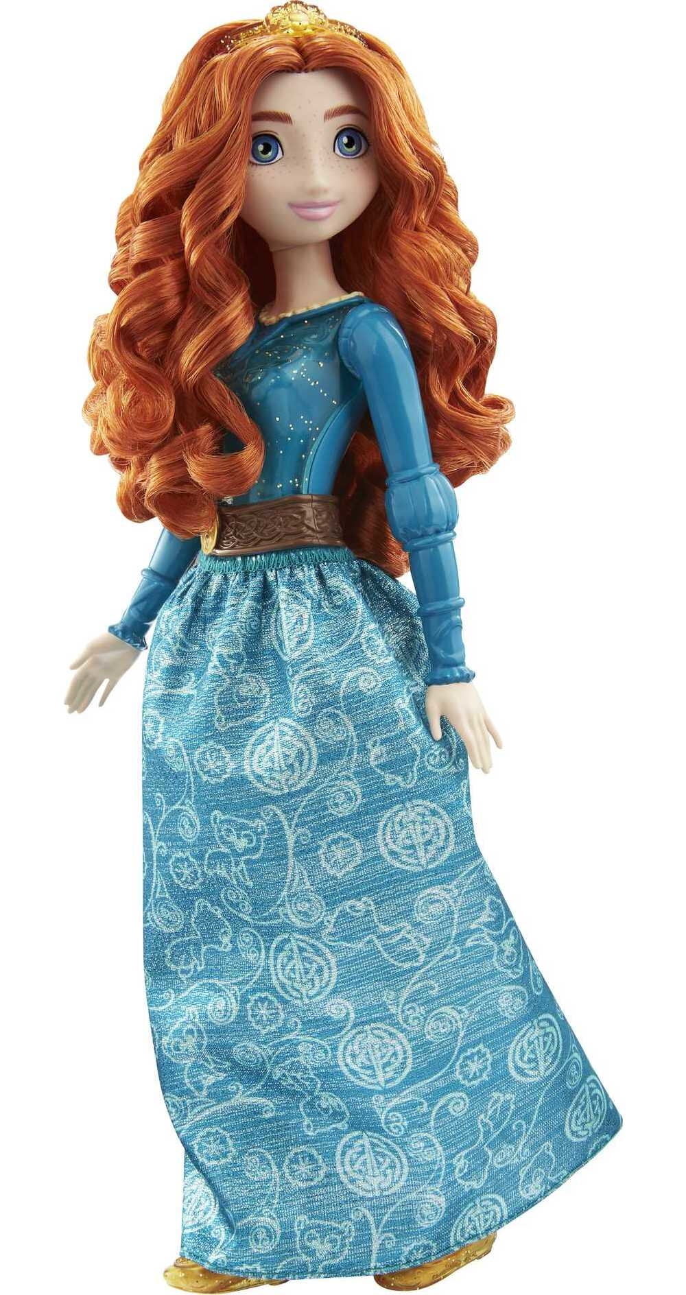Disney Princess Merida Fashion Doll with Red Hair, Blue & Accessory, Sparkling Walmart.com
