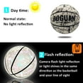 thumbnail image 2 of Holographic Basketball Official Size 7- Extra Pump and Net - Glow in The Dark Ball - Reflective Glowing PU Leather-Indoor and Outdoor Training Ball-Perfect Gifts for Men,Women,Teen Kids,Boys & Girls, 2 of 6