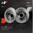 thumbnail image 3 of A-Premium Rear Disc Brake Rotors Set Compatible with Toyota Camry 1992-2001 Solara 1999-2003 Lexus ES300 1997-2001, 3 of 8