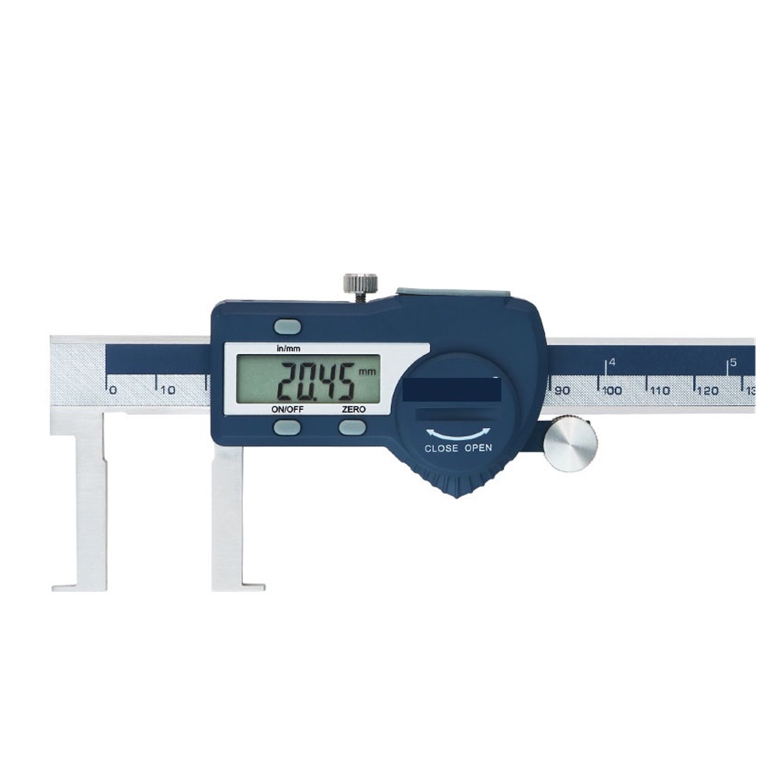 0.01 mm 22-150 mm stainless steel Inside Groove Digital Caliper With Flat points Caliper Measuring Tools