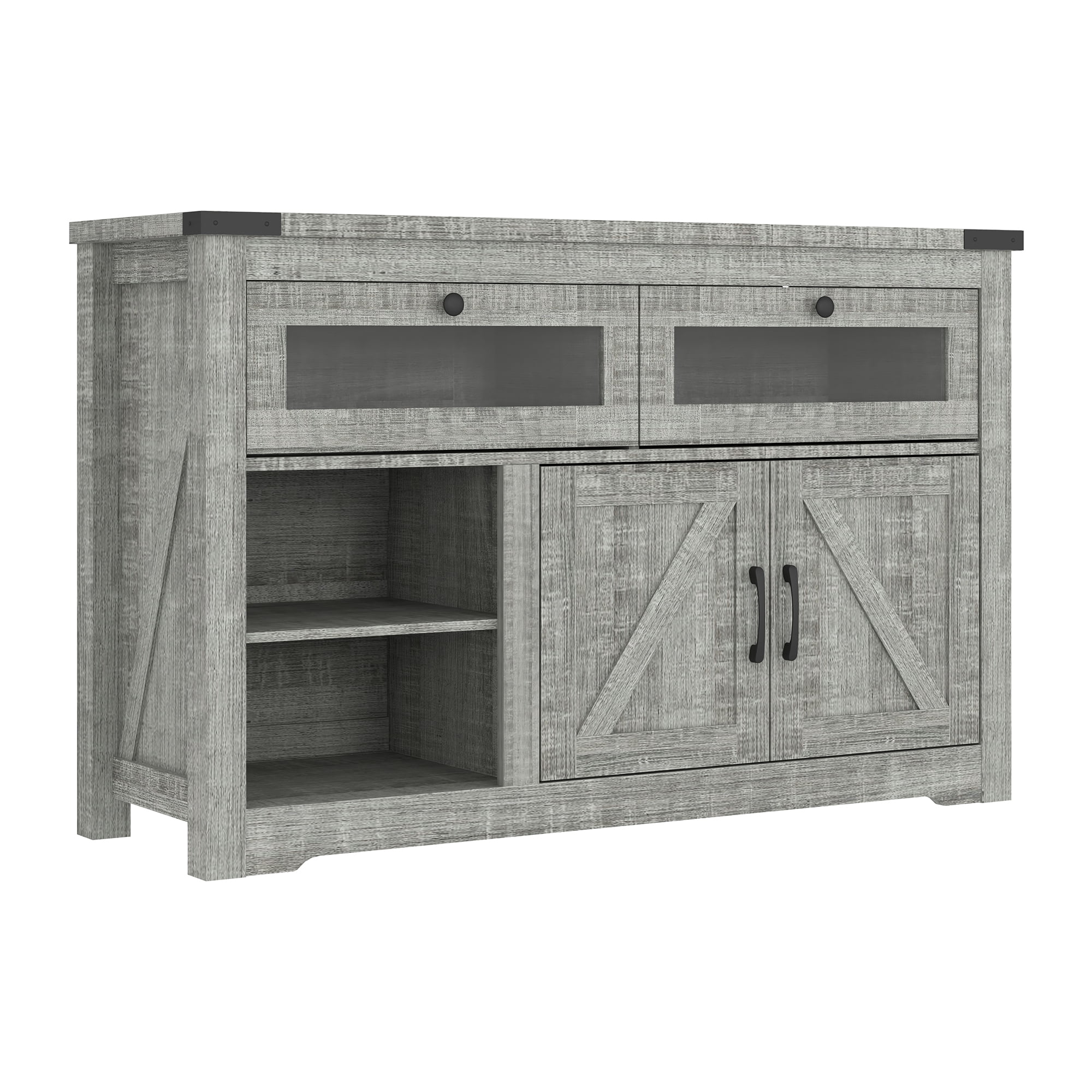 YYAo Rustic Wooden Chest of Drawers, 55" TV Stand Dresser with LED Light and USB Outlets, Organizer Storage Cabinet for Bedroom, Hallway, Entryway, Gray YYAo Rustic Wooden Chest of Drawers, 55" TV Stand Dresser with LED Light and USB Outlets, Organizer Storage Cabinet for Bedroom, Hallway, Entryway, Gray