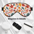 thumbnail image 4 of Fuzoiu Colorful Maple Leaves Print Sleep Masks,Eye Masks with Adjustable Strap for Sleeping,Night Eye Shade for Women Men,Eye Cover for Full Night's Sleep, Travel and Nap, 4 of 7
