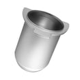 thumbnail image 3 of Bewildely Taza receptora para el hogar, resistente al óxido, alimentador de polvo manual de acero inoxidable, accesorios, herramientas de cocina Juegos de servir café y té plata, 3 of 6