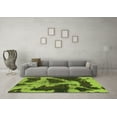 thumbnail image 3 of Ahgly Company Indoor Rectangle Abstract Green Modern Area Rugs, 7' x 9', 3 of 4