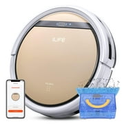 Open Box ILIFE V5s Plus Robot Vacuum and Mop Combo - Gold