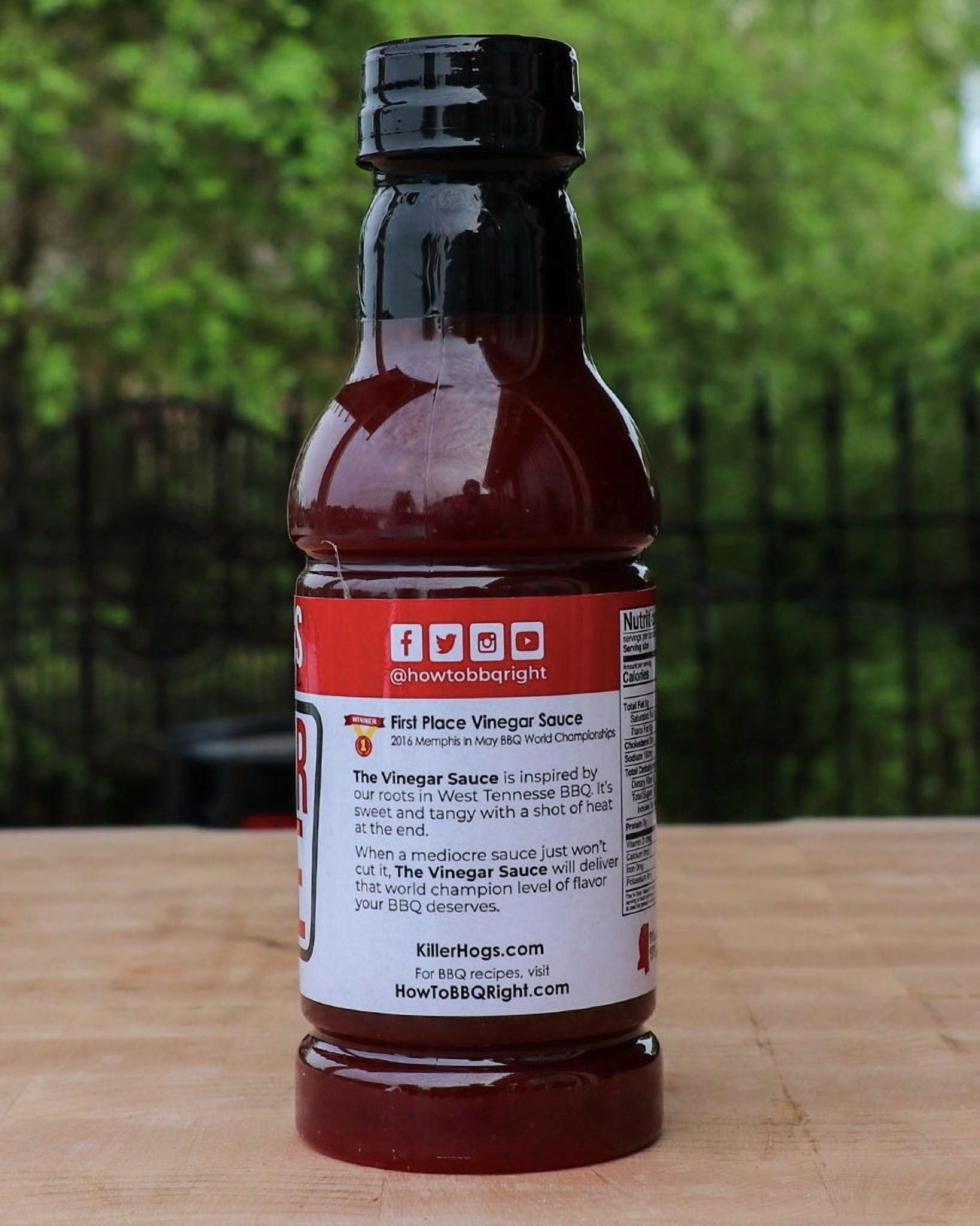 Killer Hogs Vinegar Sauce 16 Ounce