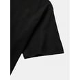 thumbnail image 4 of Camiseta con estampado gráfico, manga corta y cuello redondo, informal, para verano y primavera, para mujer, para uso deportivo., 4 of 6