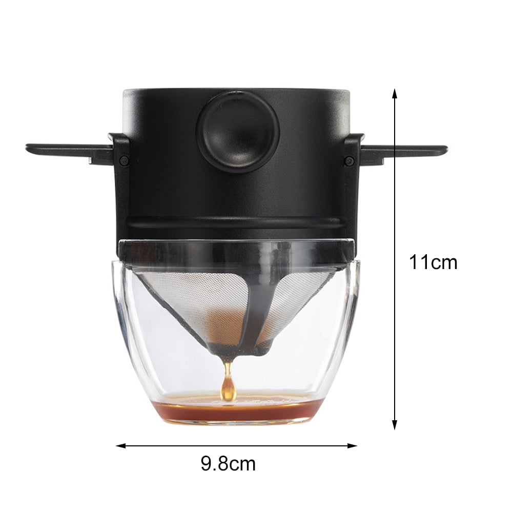 Aktudy Reusable Coffee Filter Cup Portable Stainless Steel Drip Coffee Tea Holder Walmart Com Walmart Com