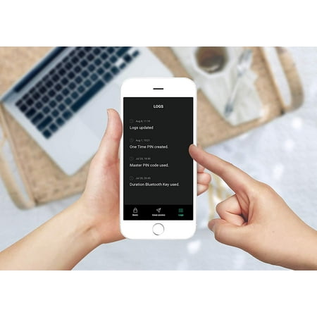 igloohome - 2S Smart Lock Bluetooth Retrofit Deadbolt with App/Keypad/Electronic Guest Key Access - Metal Gray