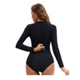 thumbnail image 3 of Top-kevin Women's Long Sleeve One Piece Swimsuits Rash Guard Modest Full Coverage Bathing Suit, 3 of 13