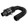 thumbnail image 1 of Car Universal Carbon Fiber High Flow Cold Air Filter System Intake Induction Pipe Hose Kit, 1 of 15