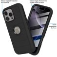 thumbnail image 2 of Thousandgear Compatible with iPhone 16 Pro Max 6.9" Heavy Duty Built in Screen Defender Phone Case, with Belt-Clip Holster Pro Black, 2 of 8