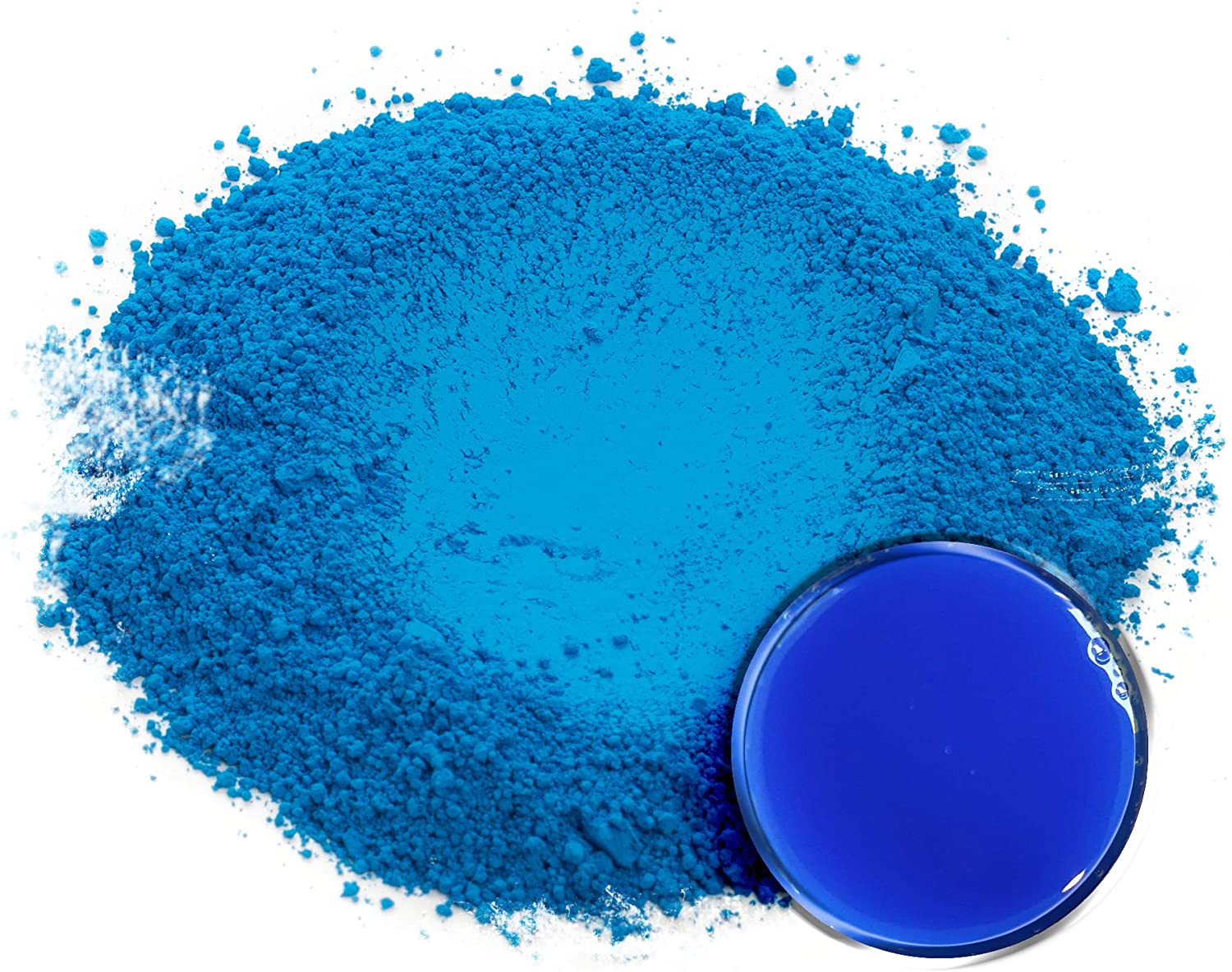 Eye Candy Mica Powder - Neon Pigment - Colorant for Epoxy - Resin -  Woodworking - Soap Molds - Candle Making - Slime - Bath Bombs - Nail Polish  - Cosmetic Grade - Non-Toxic (Electric Blue, 25 Grams) 