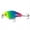 B, variant on MInHoues Floating Crankbait Fishing Lure, 1.77" Hard Plastic Artificial Swimbait with Treble Hooks, Realistic Wobbling Bait for Bass and Trout, Freshwater Saltwater Tackle Gear