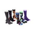 thumbnail image 4 of Men's Bold Designer Dress Socks 6 Pack Color: Designer Collection Size: 9-11, 4 of 6