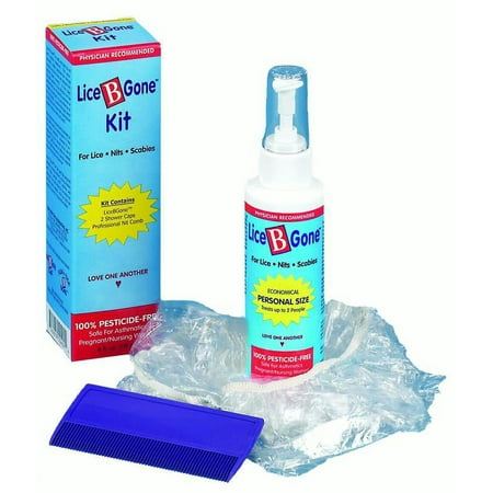 Lice B Gone Kit, 4 Oz, 4 Ct