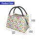 thumbnail image 2 of Fotbe Vector Mexican Otomi Style Bright Bolsa Térmica Portátil con Estampado, Bolsa de Entrega de Alimentos Aislada, Bolsa Reutilizable de Gran Capacidad para Comidas y Supermercado, 2 of 6