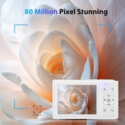 Plagage 5K Digital Camera, 80MP Vlogging Camera with Dual Lens, 18X Digital Zoom for Teens Beginner