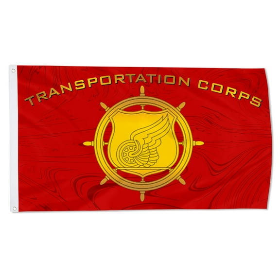 Cayyon Transportation Corps Flag 3x5Feet Military Banner with 2 Brass Grommets