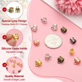 thumbnail image 3 of 120Pcs Hanger Beads, Spacer Beads Clasp Bail Tube Metal Alloy Loose Tube Ring Hanger Links Connectors with Loop Charm for Jewelry Making Bracelets Necklace, Bronze Tone, 3 of 6