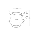 thumbnail image 2 of Ceramic Milk Pitcher With Handle And Drip Spout Home Multi-Use Sauce Pot Gravy Boat, 2 of 5